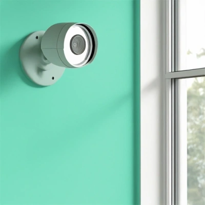 Fort Wayne vivint camera facing a window